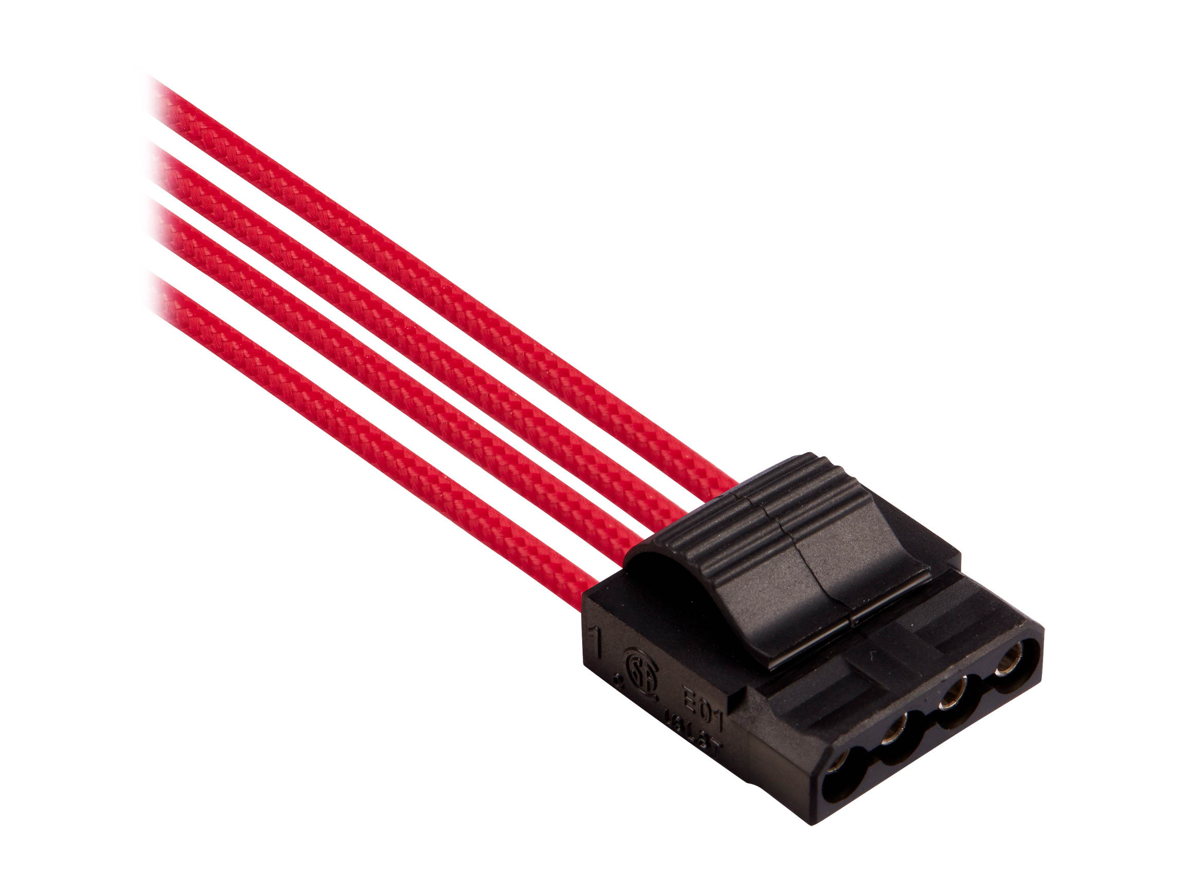 Micro Connectors 30cm Addressable RGB (ARGB) 1 to 4 Splitter Cable with/5 Male Pins (F04-04ARGB-30)