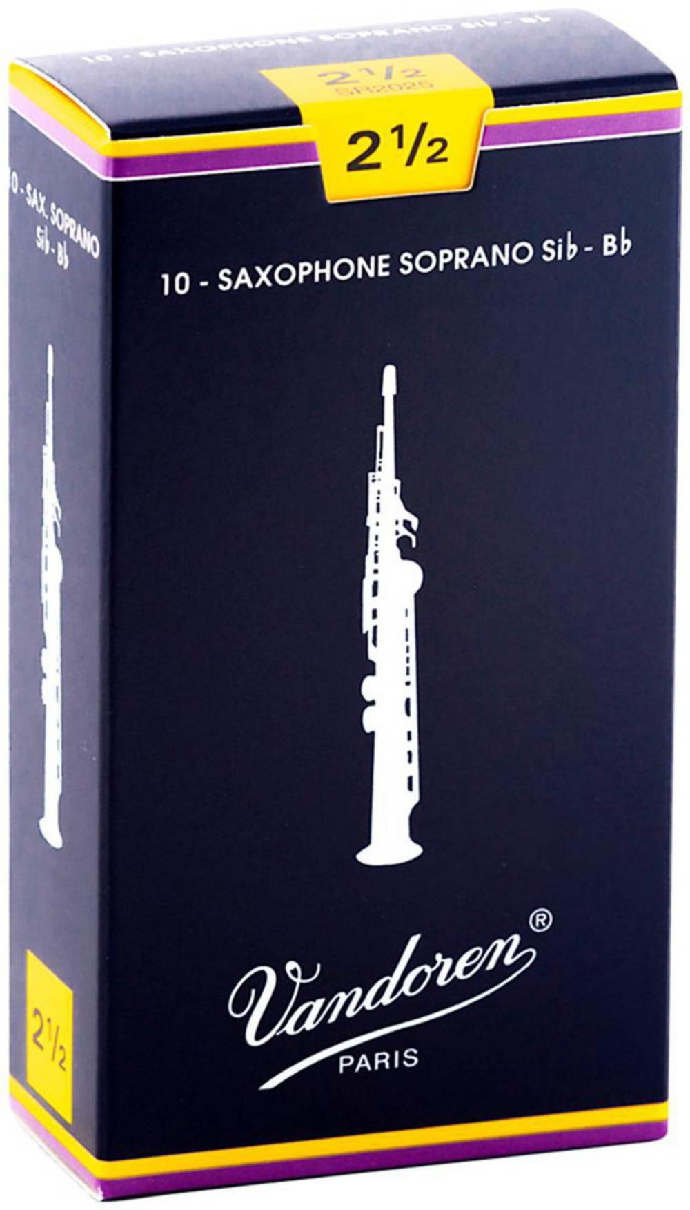 Vandoren Soprano Saxophone #2.5 Reeds