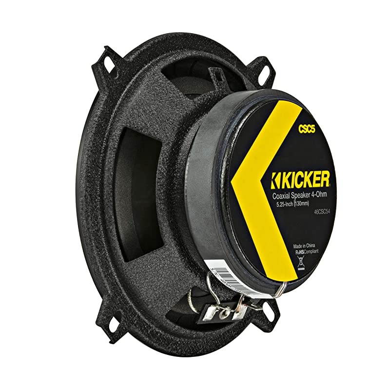 CS Series CSC5 525Inch Car Audio Speaker with Woofers Yellow 2 Pack