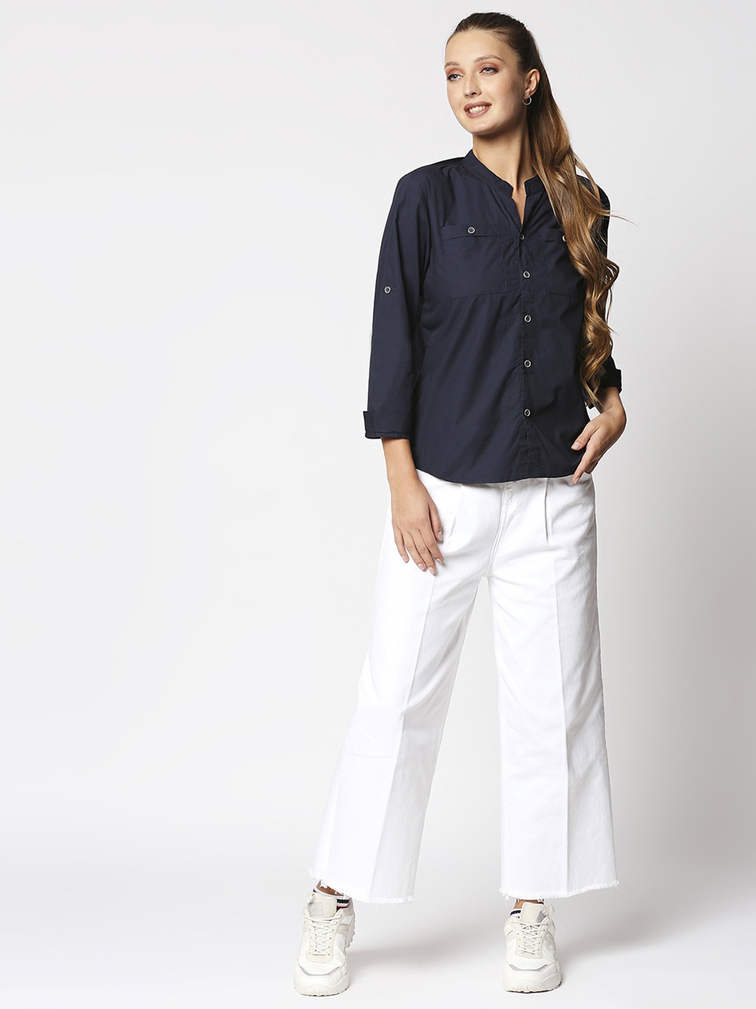 Remanika Blue Pure Cotton Shirt