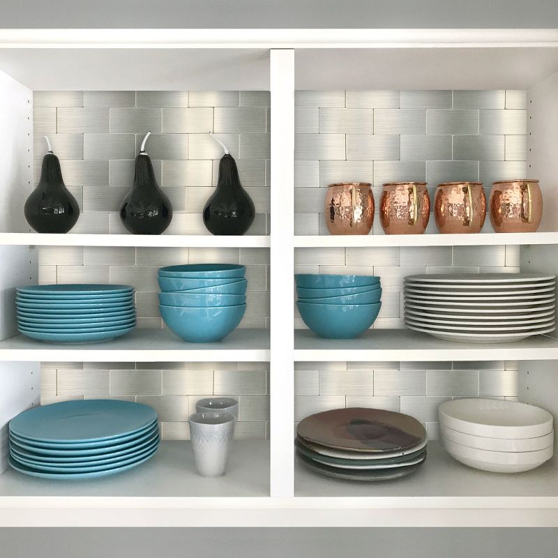 DIP Design Personal Large Wall Tiles Silver