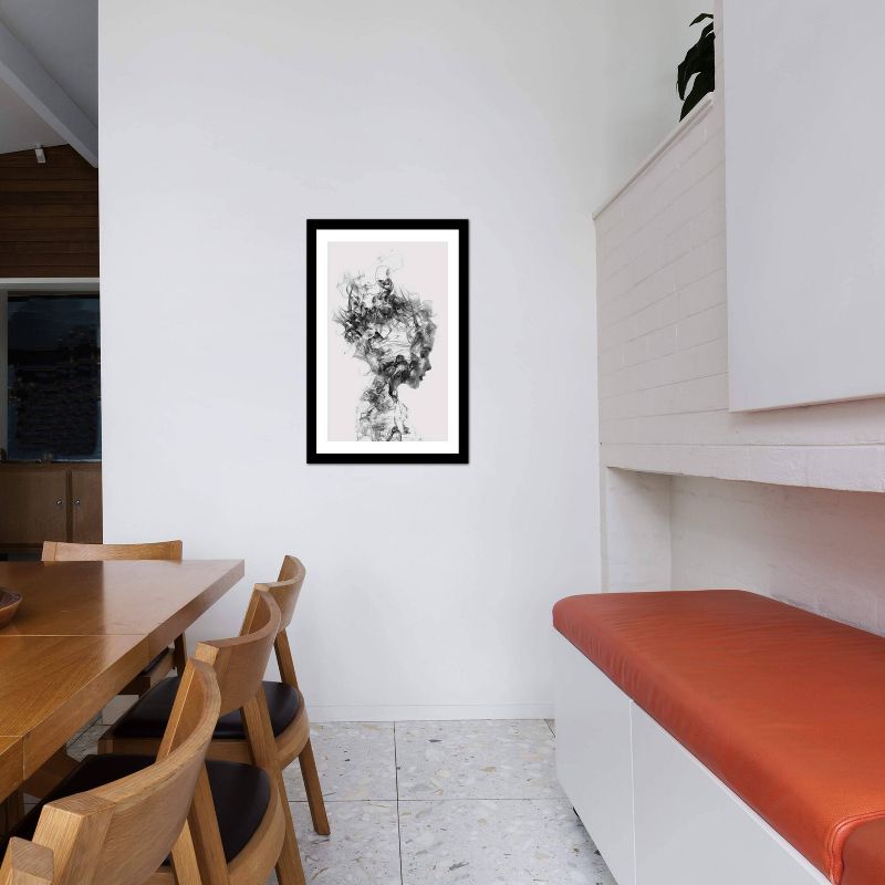 32" x 24" Dissolve Me by Daniel Taylor Framed Fine Art Paper Print Black - iCanvas