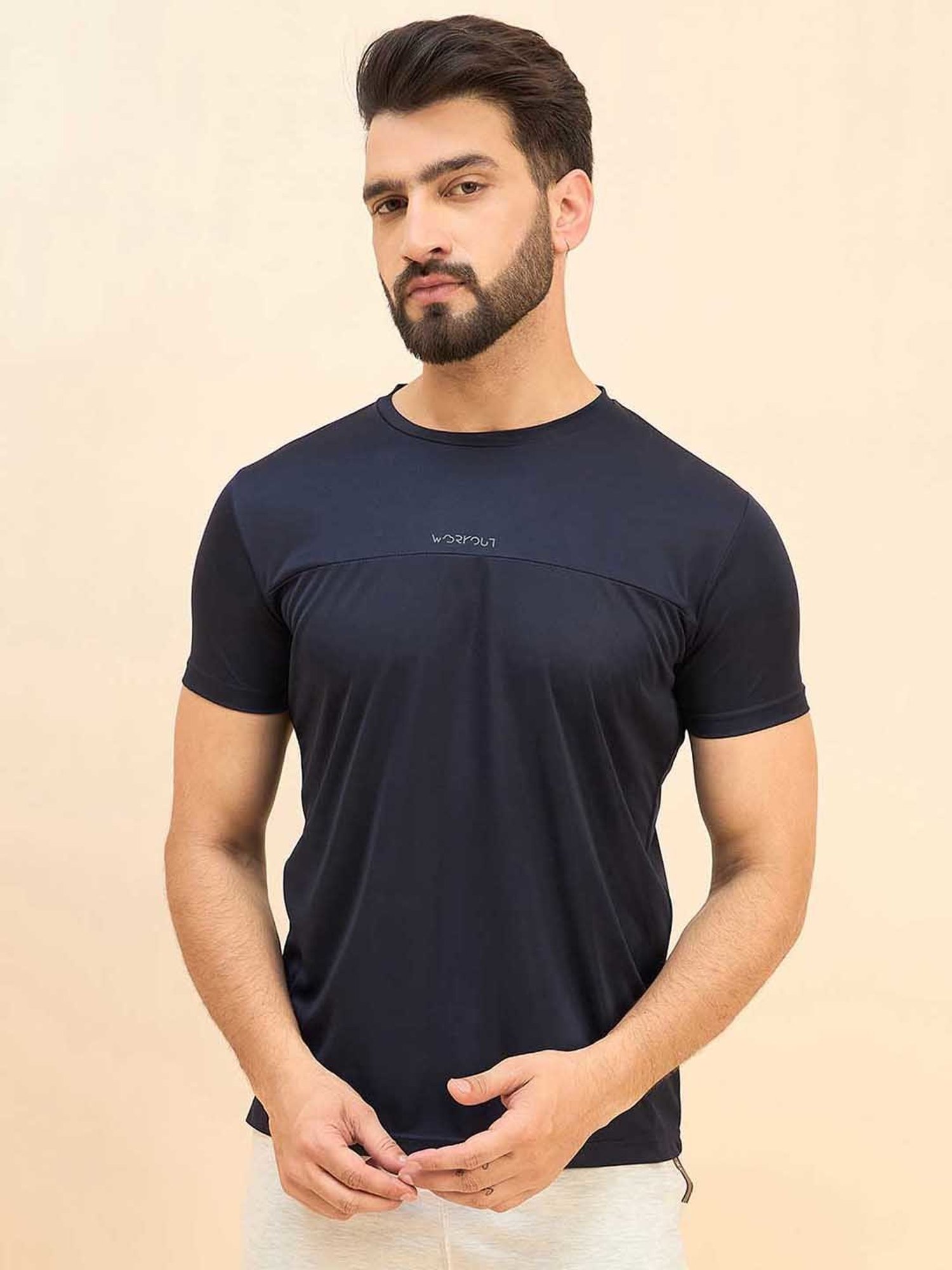 Sweet Dreams Navy Regular Fit Crew T-Shirt