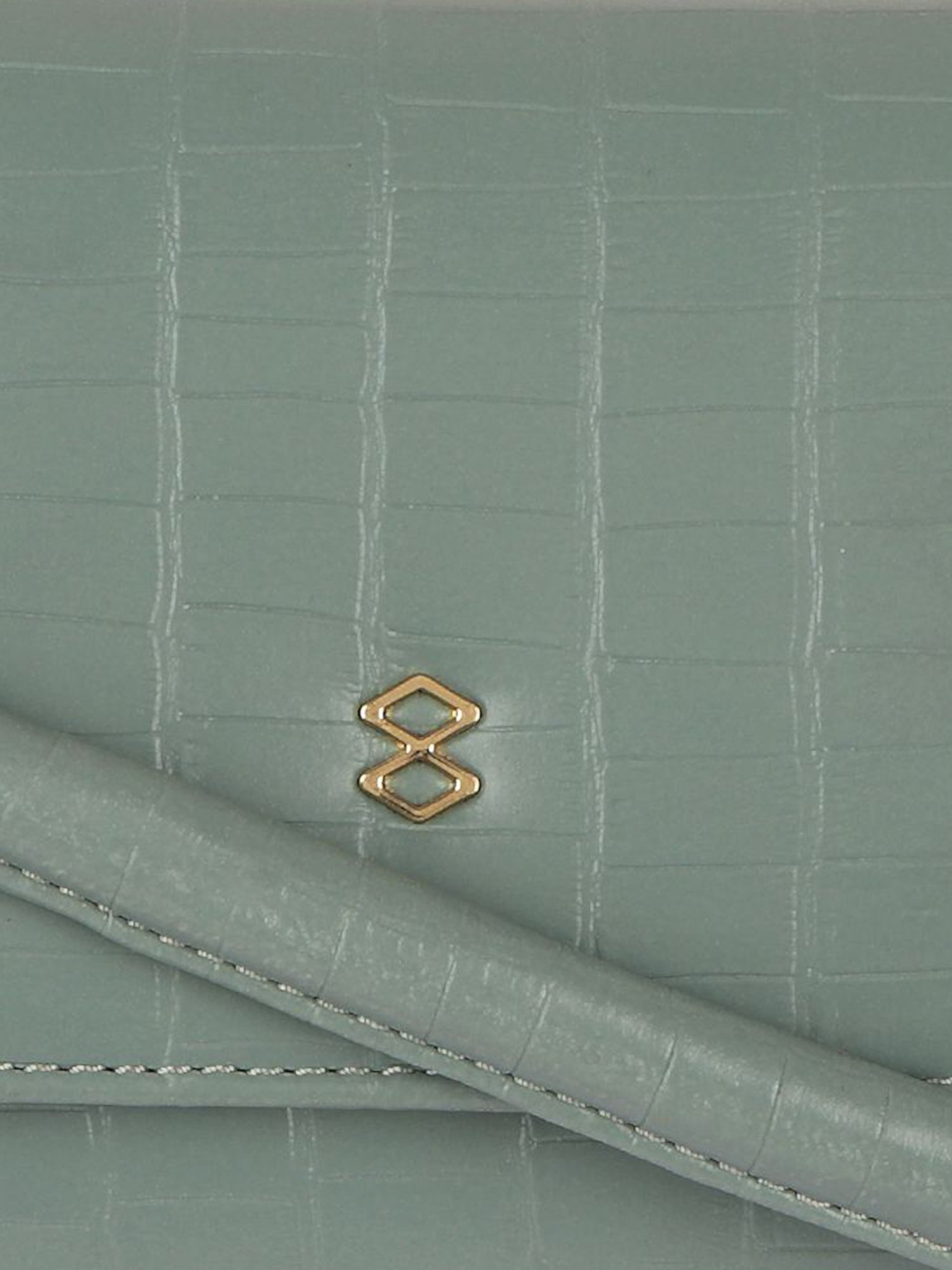 Horra Green Textured Small Cross Body Bag