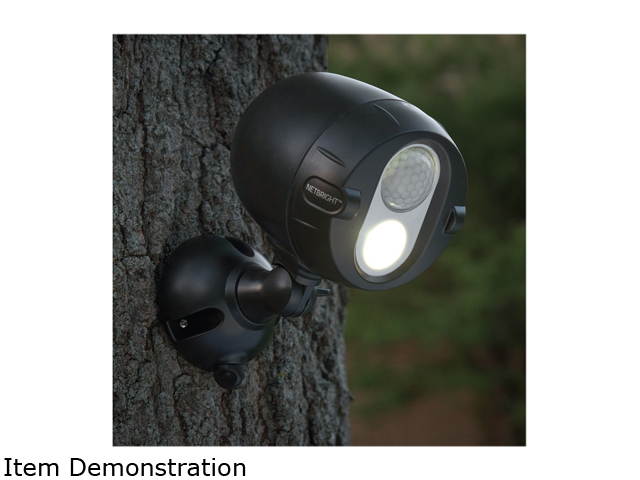 Mr Beams MBN352 Wireless Motion Sensing 200 Lumen LED NetBright&reg; Networked Spotlights, Brown, 2-Pack