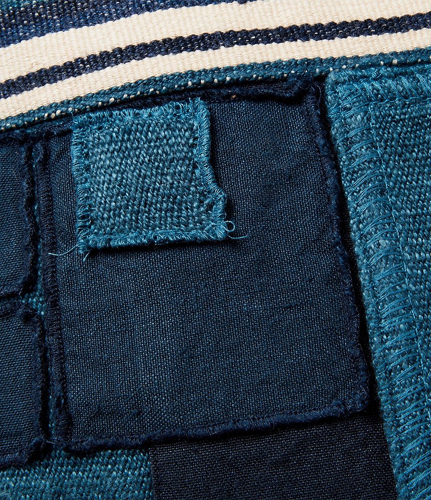 Ralph Lauren Journey's End Collection Stover Patchwork Square Pillow