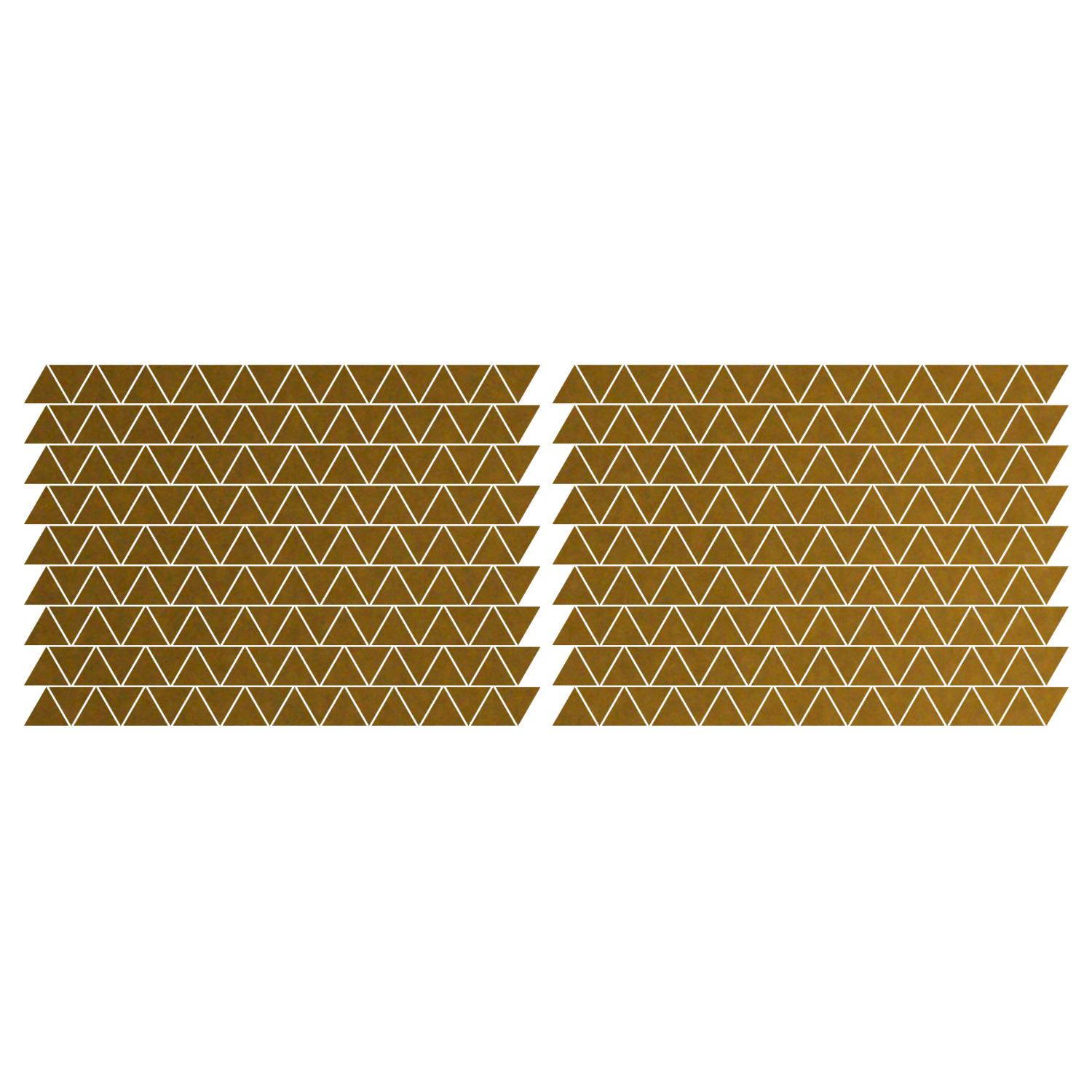 LiteMark 3.5 Inch White Triangle Decals - Pack of 30