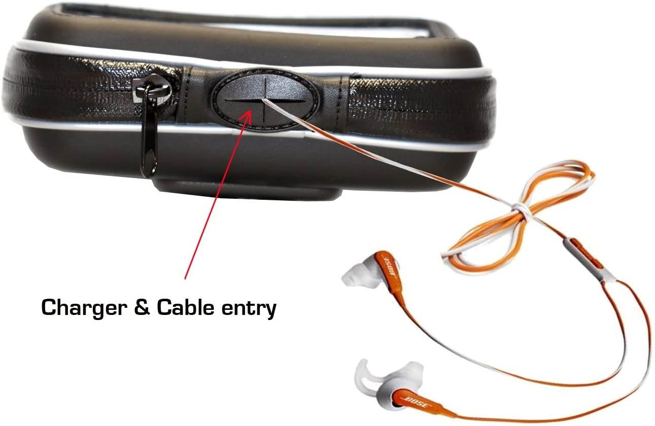 ChargerCity 5" GPS Screen Water Resistant Case w/1" inch Ball Connection (Compatible with Garmin Nuvi Drive Drive Smart 50 51 52 55 56 57 57LM 25xx 2558 2559 2589 2599 dezl 570 580 LMT LM GPS)