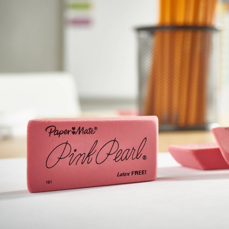 Paper Mate 3pk Erasers Pink Pearl