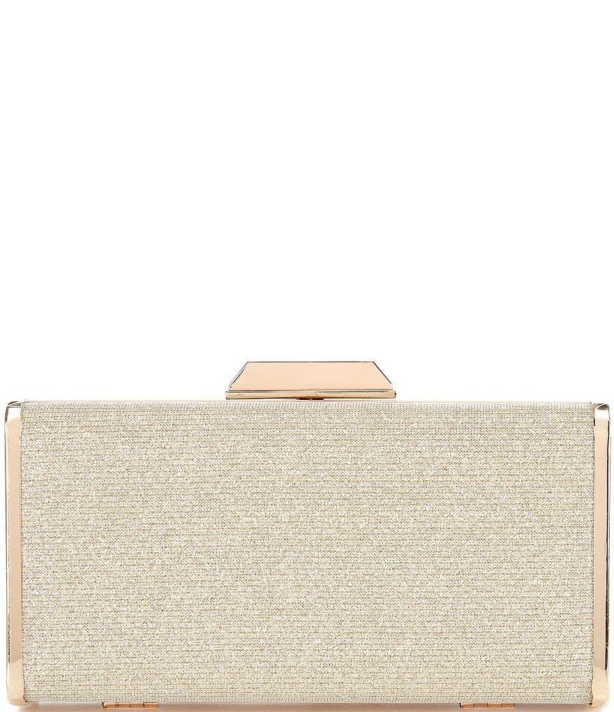 Kate Landry Satin Buckle Clutch Bag
