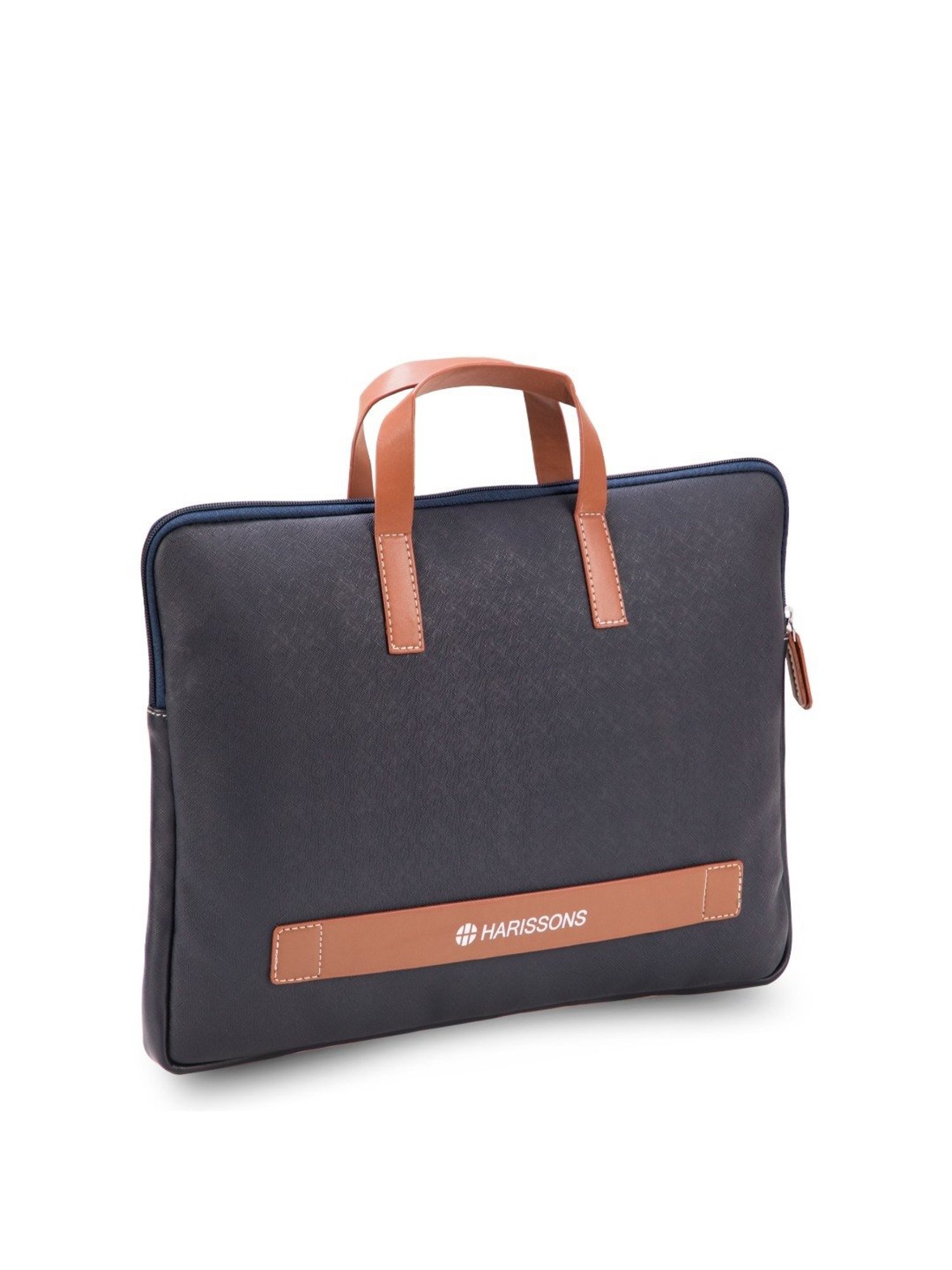 Harissons 15.6 inch Navy Blue Textured Small Laptop Sleeve