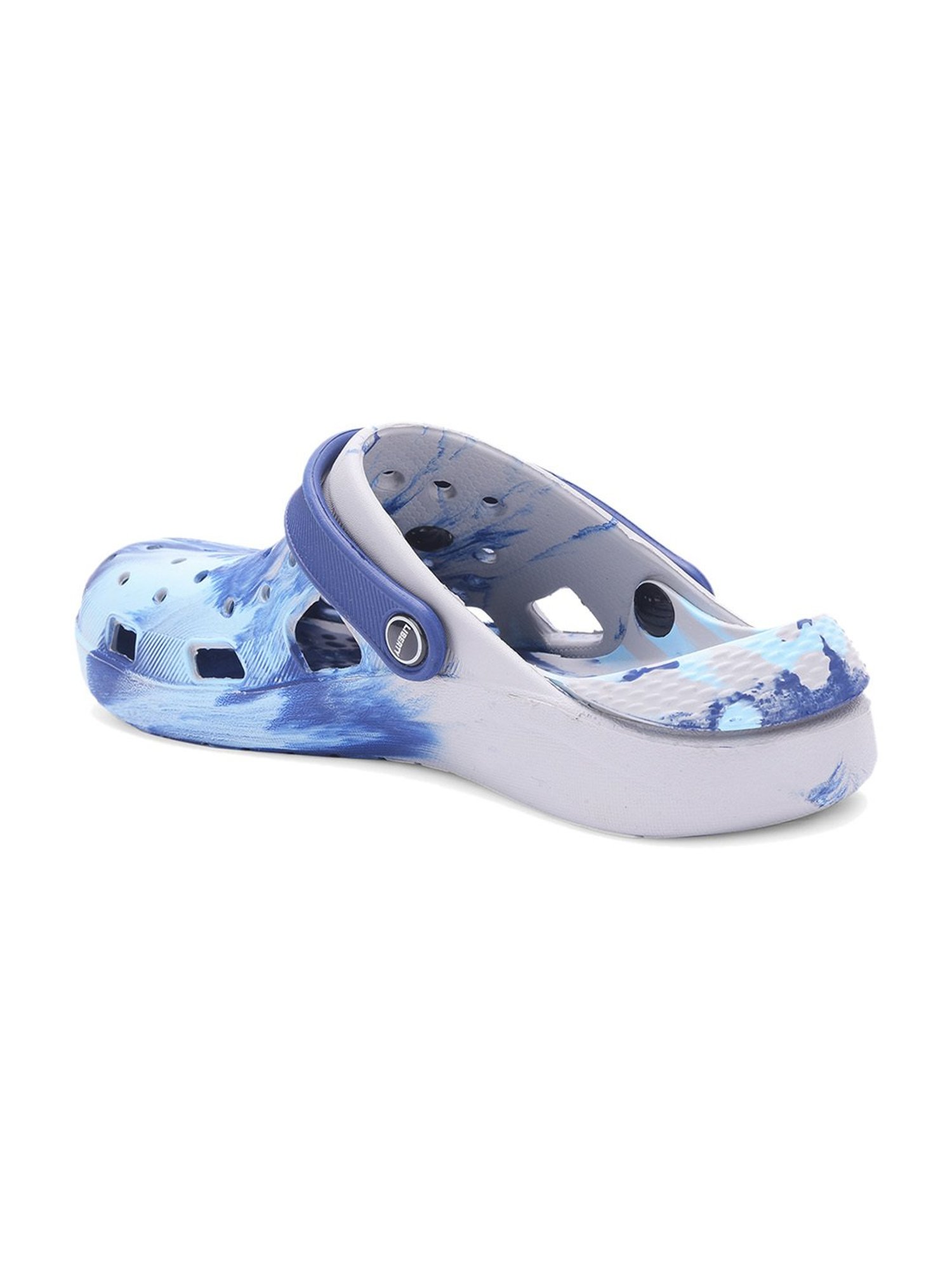 Aha by Liberty Men's Royal Blue Back Strap Clogs