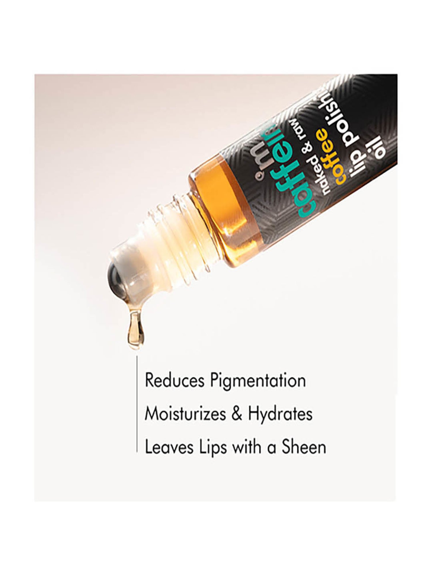 mCaffeine Brown Coffee Lip Polishing Oil - 10 ml