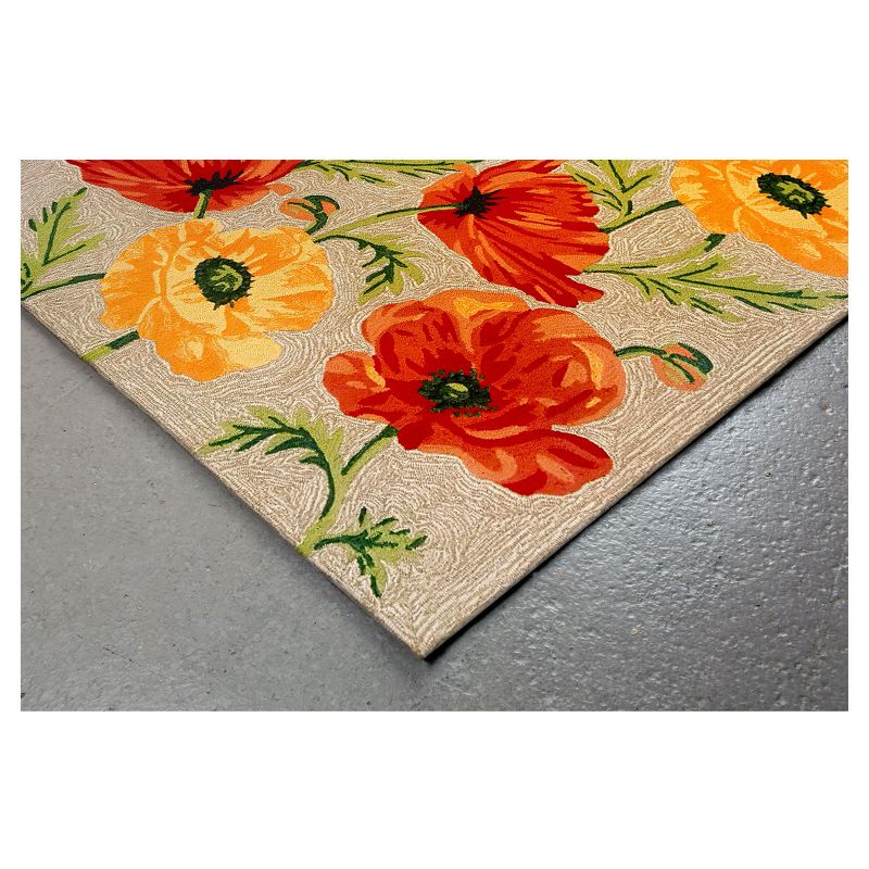 Natural Floral Tufted Accent Rug 2'X3' - Liora Manne