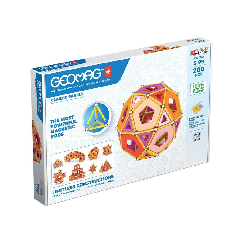 Geomag GREEN LINE Panels Magnetic Building Set 200pc