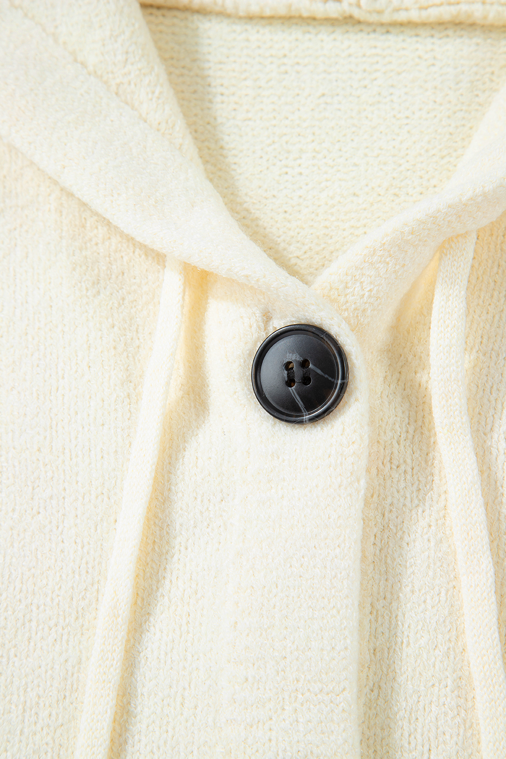 Black Plaid Casual Contrast Trim Knit Cardigan