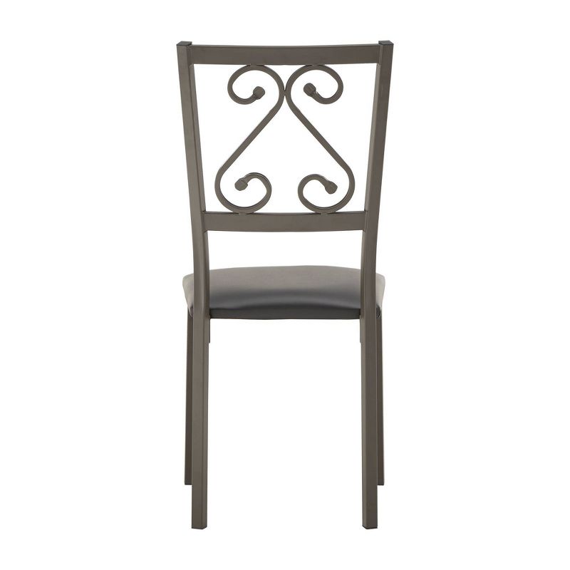 Set of 4 Ramona Side Chairs Brown - Inspire Q