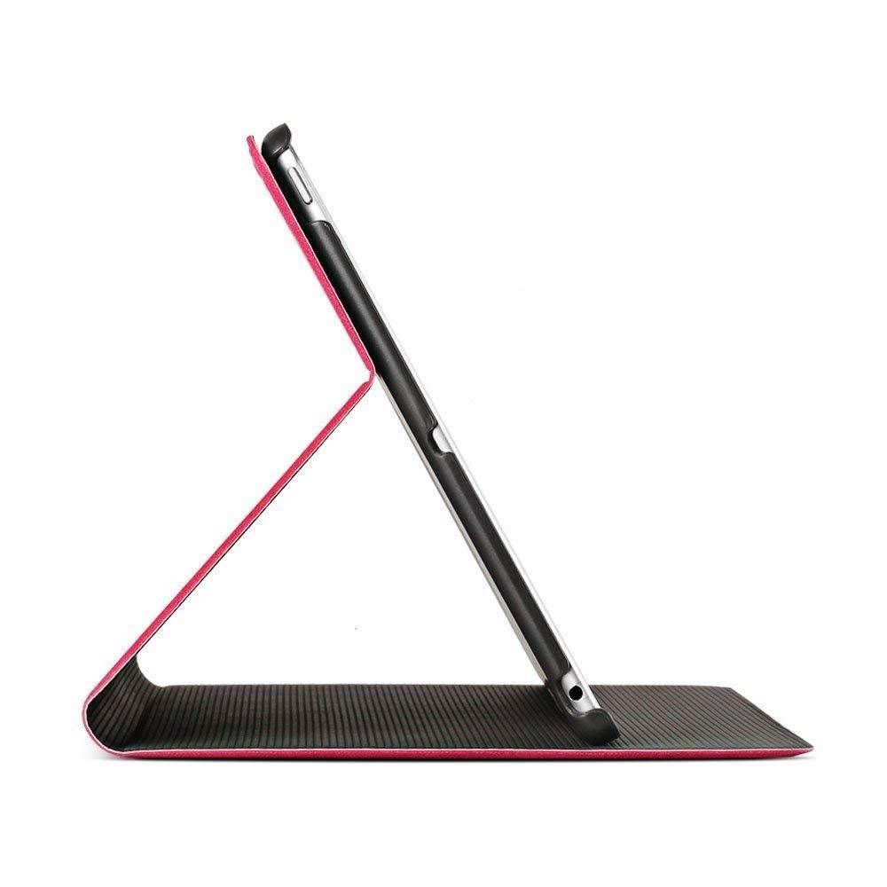 DuraSafe Case for iPad 9.7 2018 / 2017 & Air 2 / Air 1 Case 9.7 Inch (A1893 A1954 A1822 A1823 A1566 A1567 A1474 A1475 A1476 ) Shock Proof Ultra Slim Fit Smart Auto Sleep/Wake : Deer - Rose Red