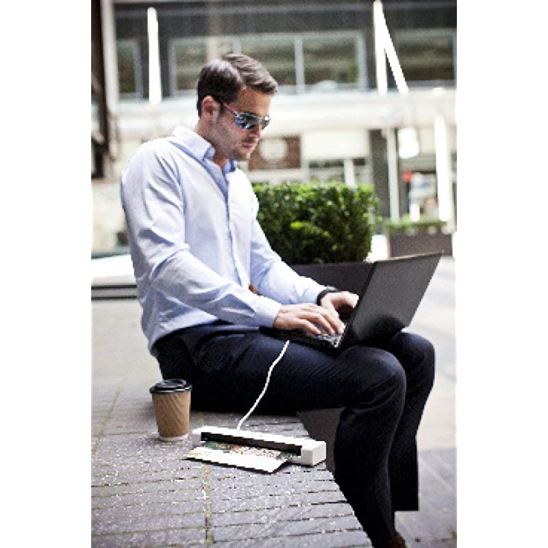 Mobile Color Page Scanner, DS-620, Fast Scanning Speeds, Compact and Lightweight, Compatible with BR-Receipts, Black