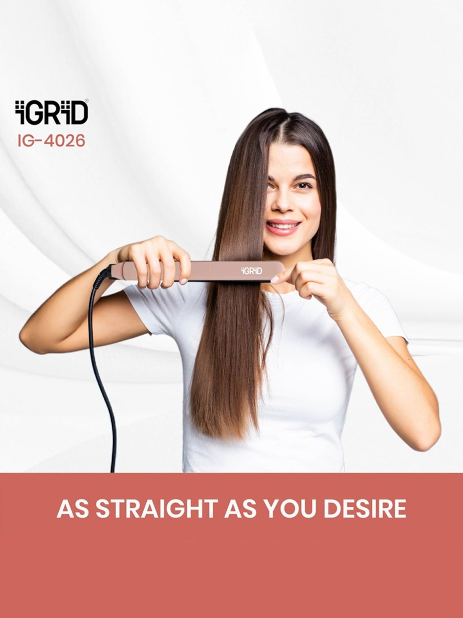 Gorgio Professional HS7800 Steam Hair Straightener (Black)