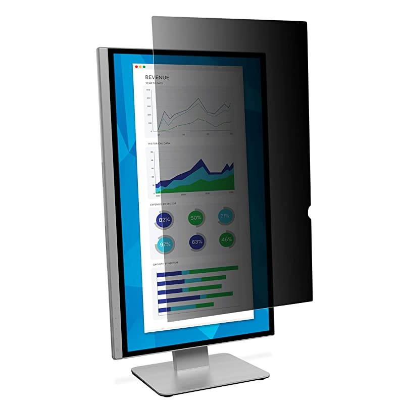 Privacy Filter for 25.0" Portrait Widescreen Monitor - PF250W9P),Black