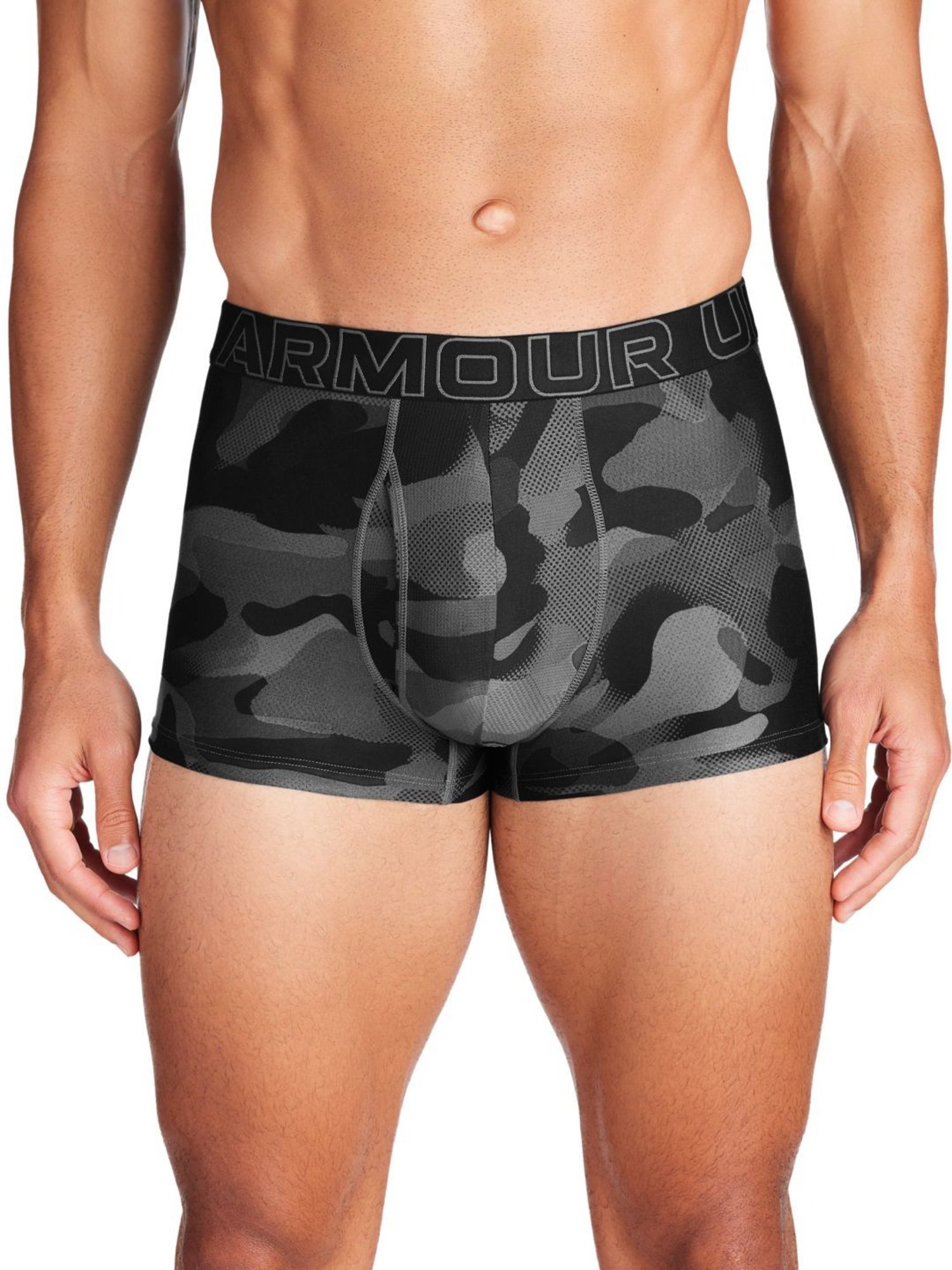 Under Armour Black Fitted Camouflage Boxers
