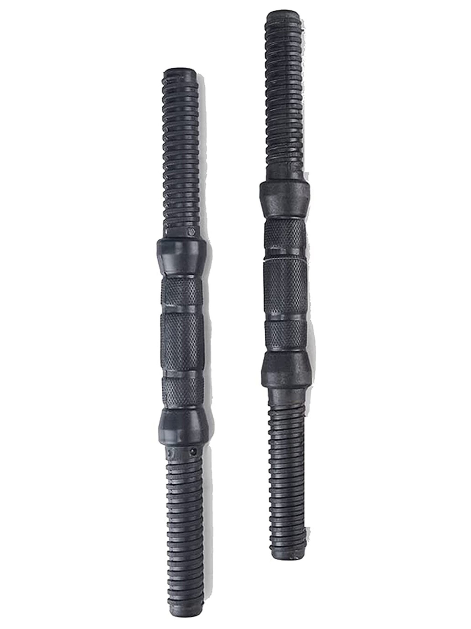 Protoner PVC 18 Kg Adjustable Dumbbell Set (Black)