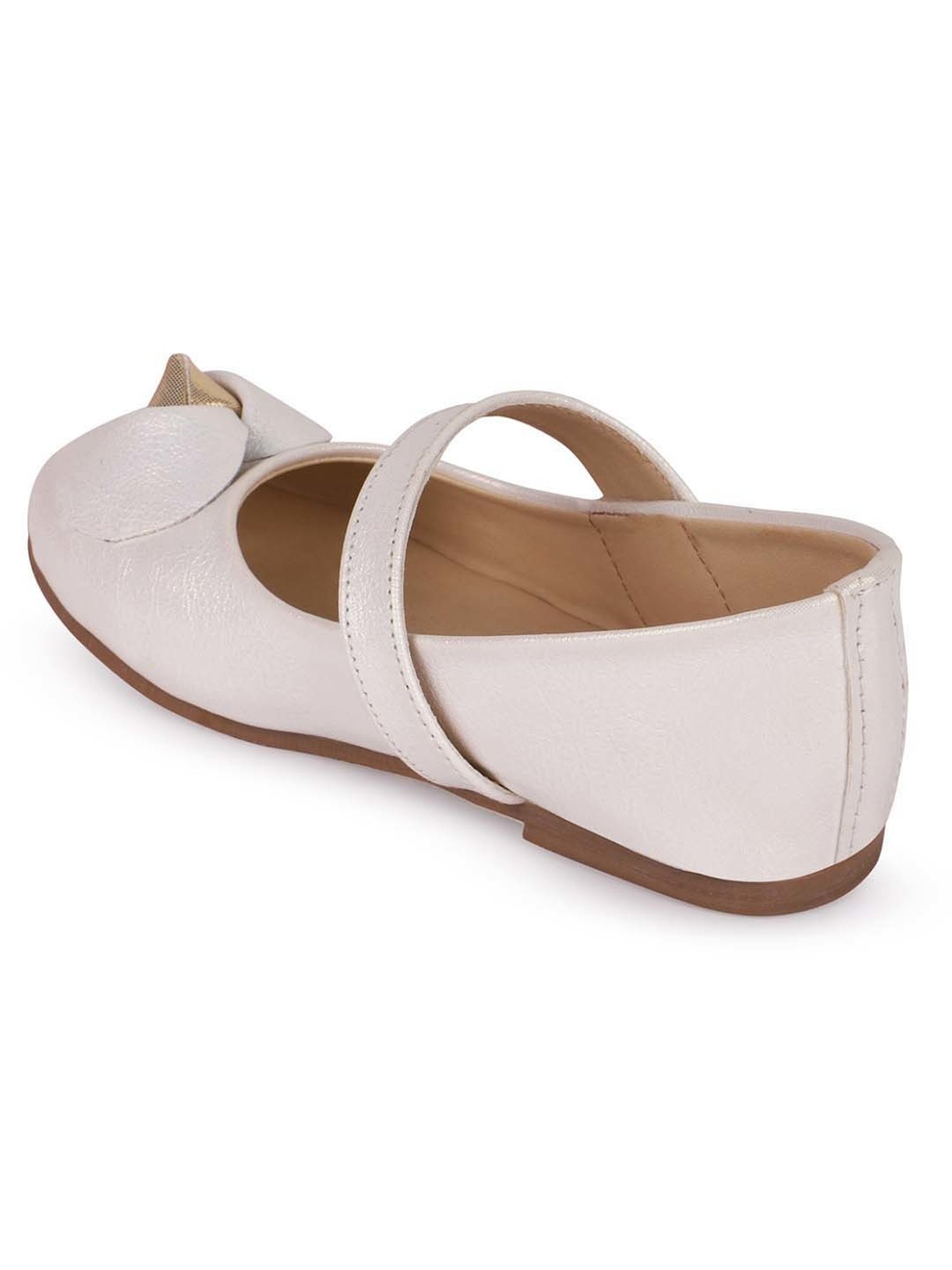 Minesole Kids White Mary Jane Shoes