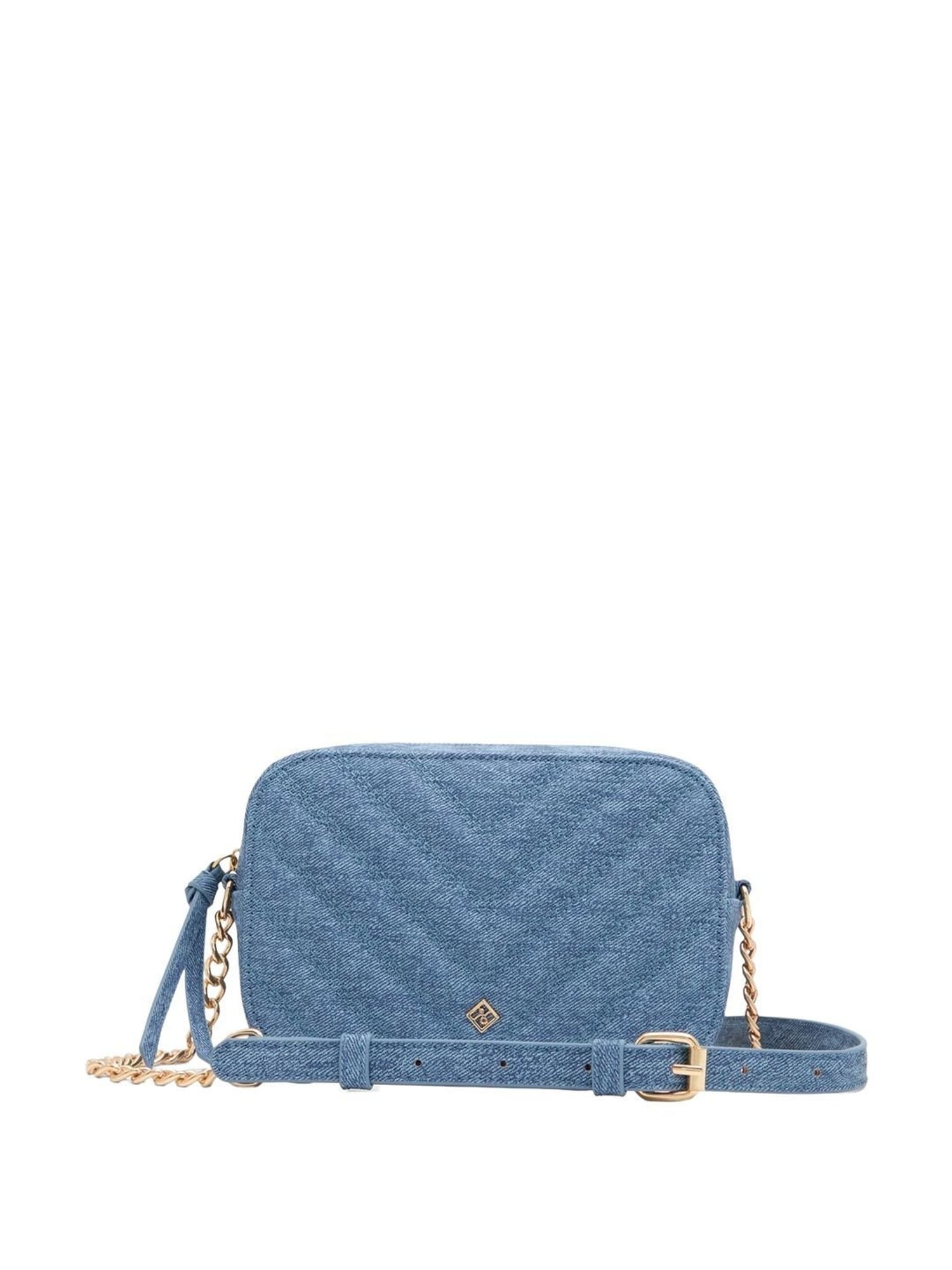Call It Spring Blue Textured Small Sling Handbag