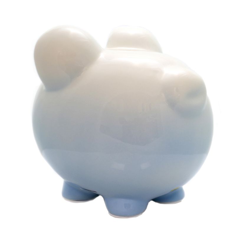 Bank 7.75" Blue Ombre Piggy Bank Money Save  -  Decorative Banks