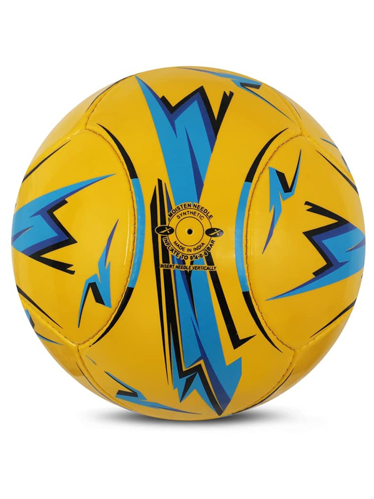 Vector X Blitz Hand Stitched 6 Panel PVC Football (Yellow) Size - 5