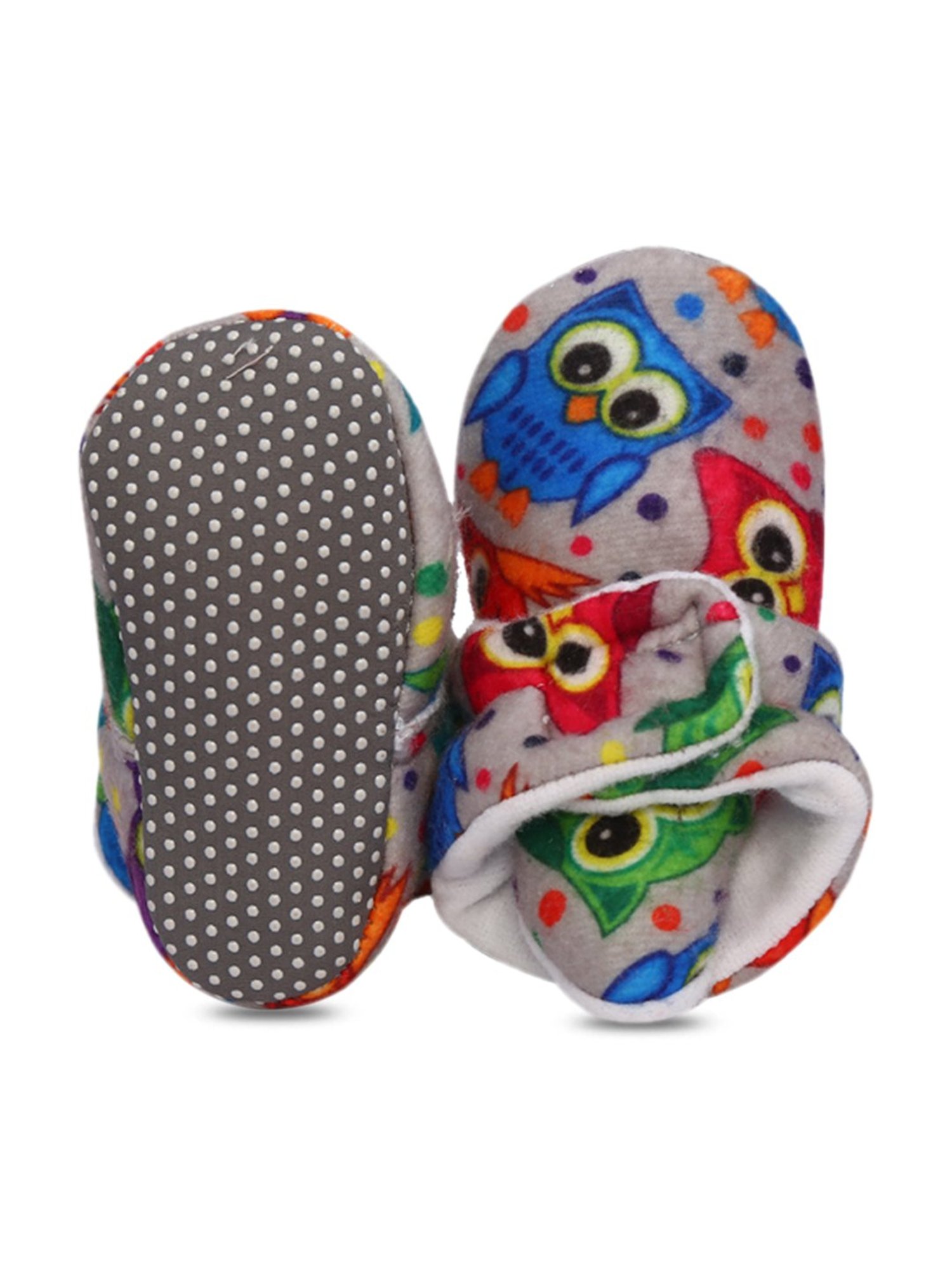 Tiny Bugs Kid's Grey Casual Booties