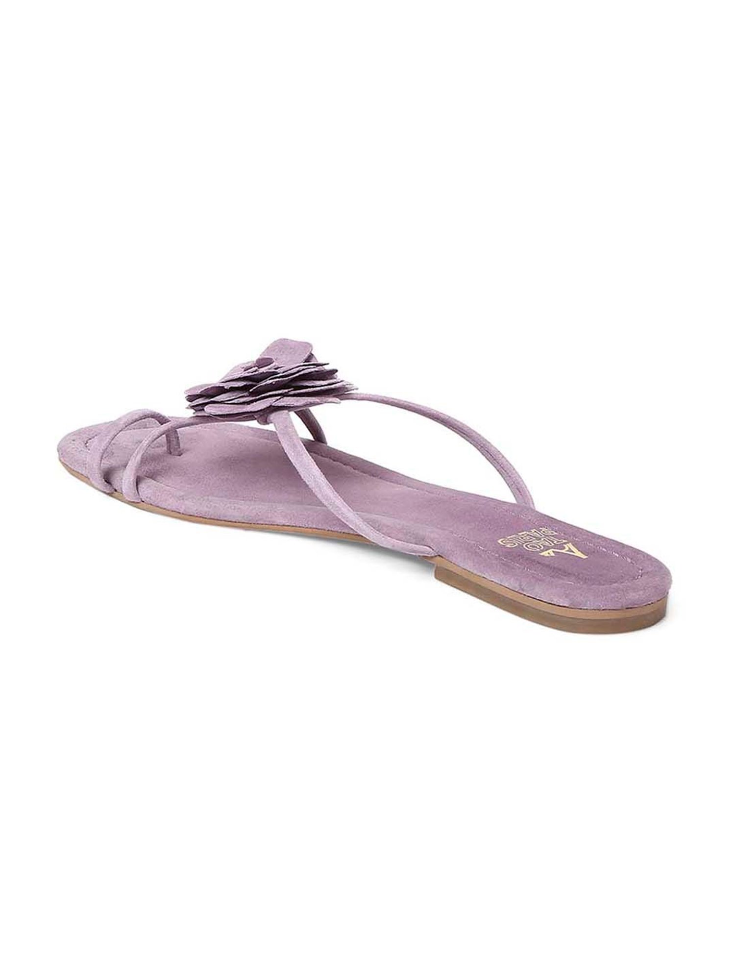 Tao Paris Women's Tulip Lavender Toe Ring Sandals
