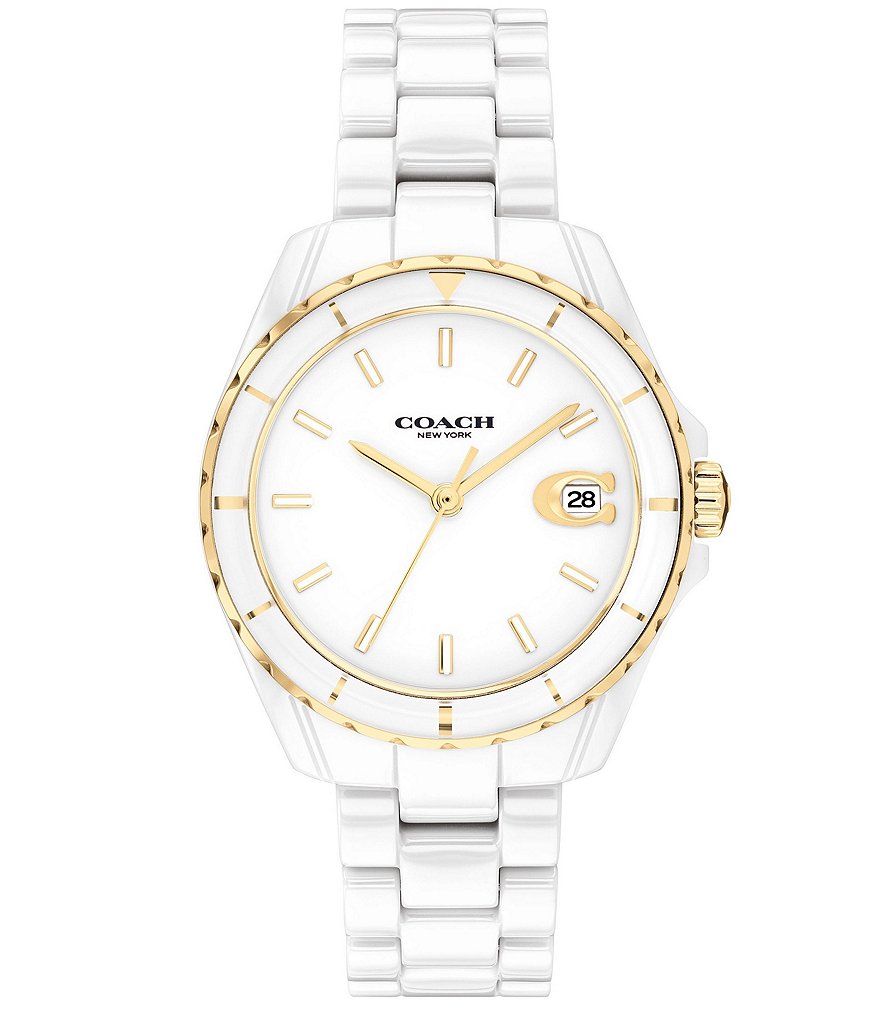 COACH Preston Ceramic Bracelet Watch