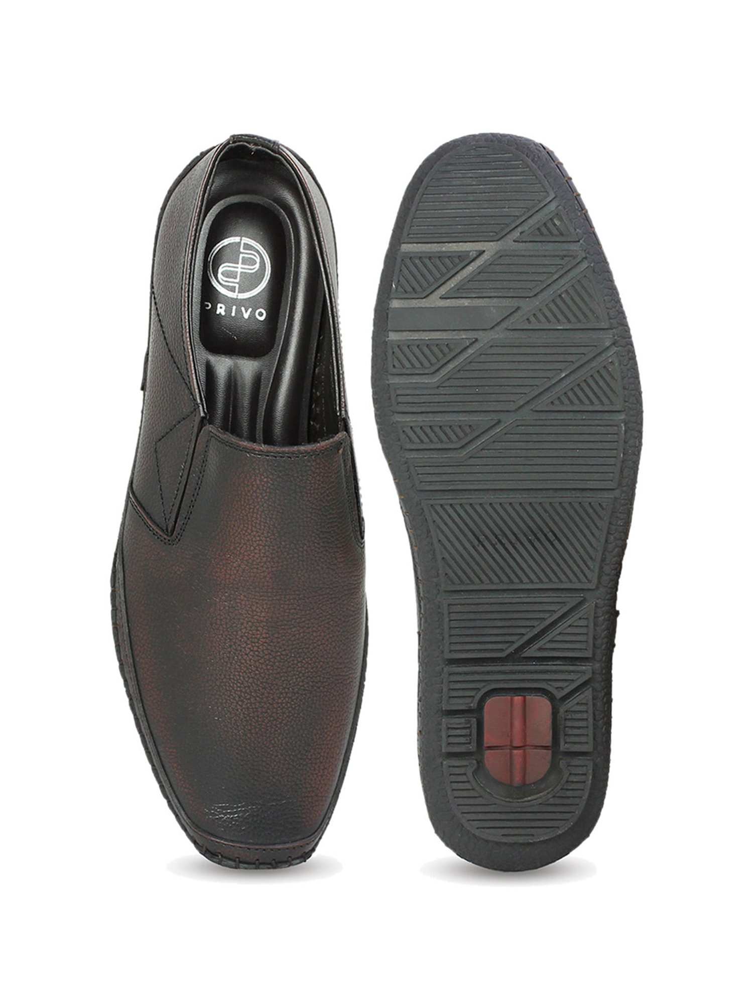 Privo by Inc.5 Men's Brown Formal Loafers