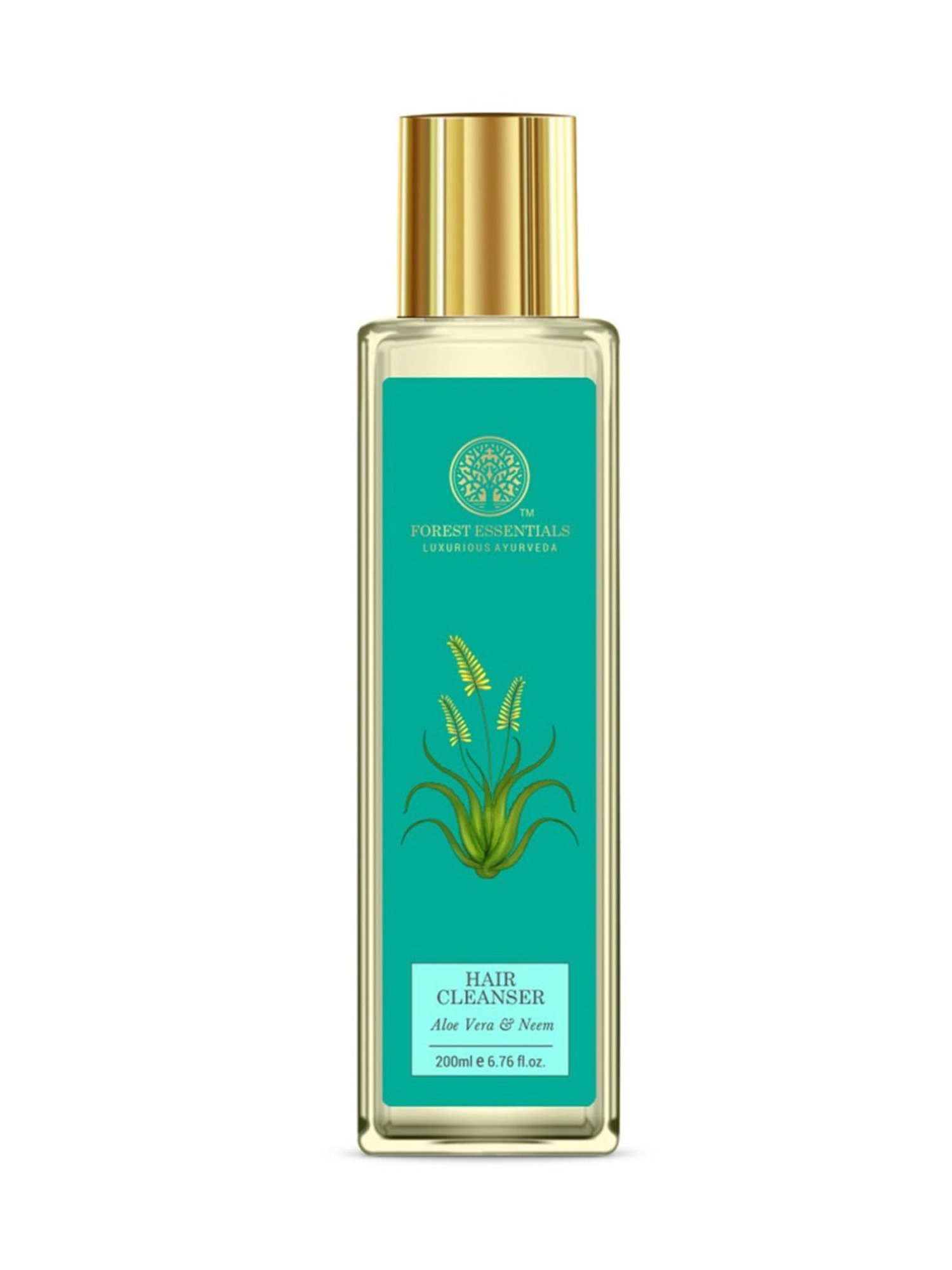 Forest Essentials Natural Ayurvedic Aloe Vera & Neem Hair Cleanser - 200 ml