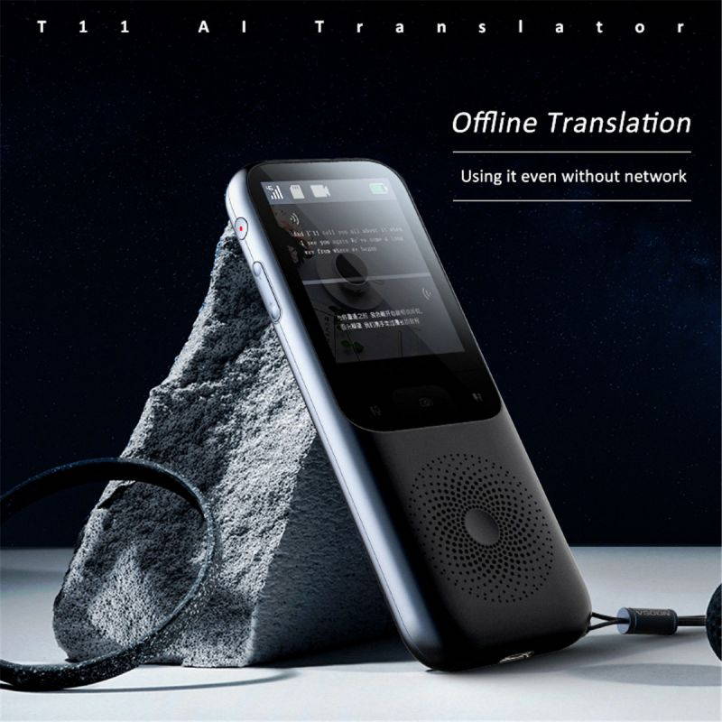 T11 Language Translator Device, Portable Two Way Instant Voice Translator Support 138 Languages with 98% Accuracy Online Translation, Photo & Offline Translation for Travelling Learning Business