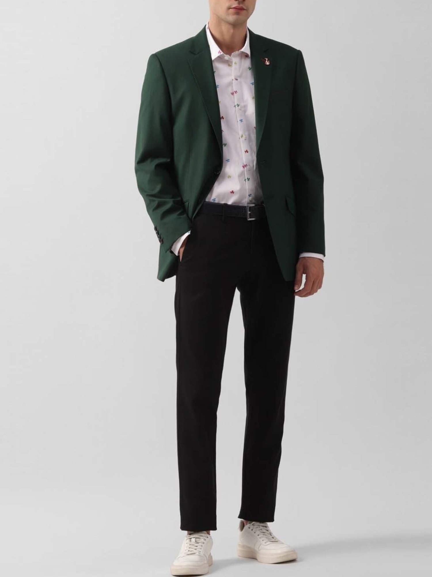 Simon Carter London Green Regular Fit Blazer