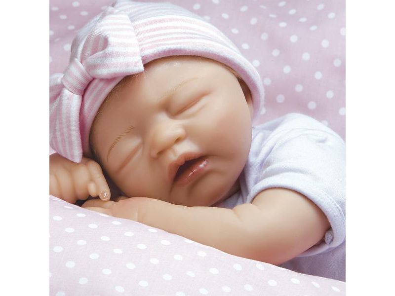 Paradise Galleries Reborn Baby Doll in Silicone Vinyl, 17.5 inch Sleeping Newborn Girl Baby Bundles: I Love Naps, 7-Piece Ensemble