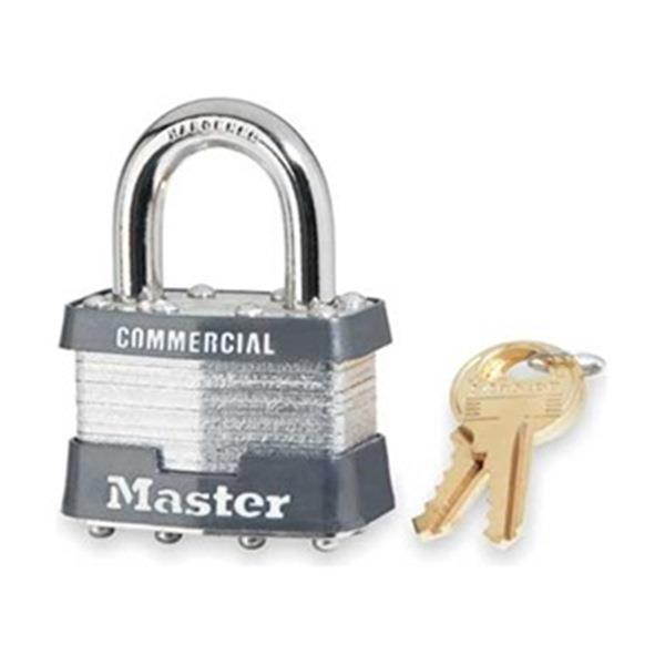 Padlock, KA, 15/16 In H, 5 Pin, Steel