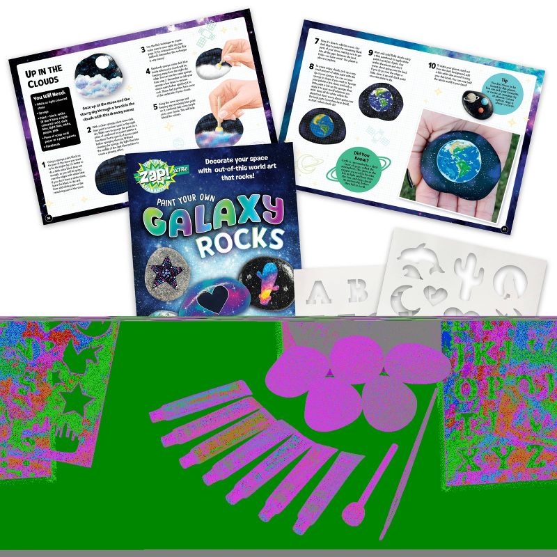 Zap! Extra Paint Your Own Galaxy Rocks Activity Kit - Hinkler Books