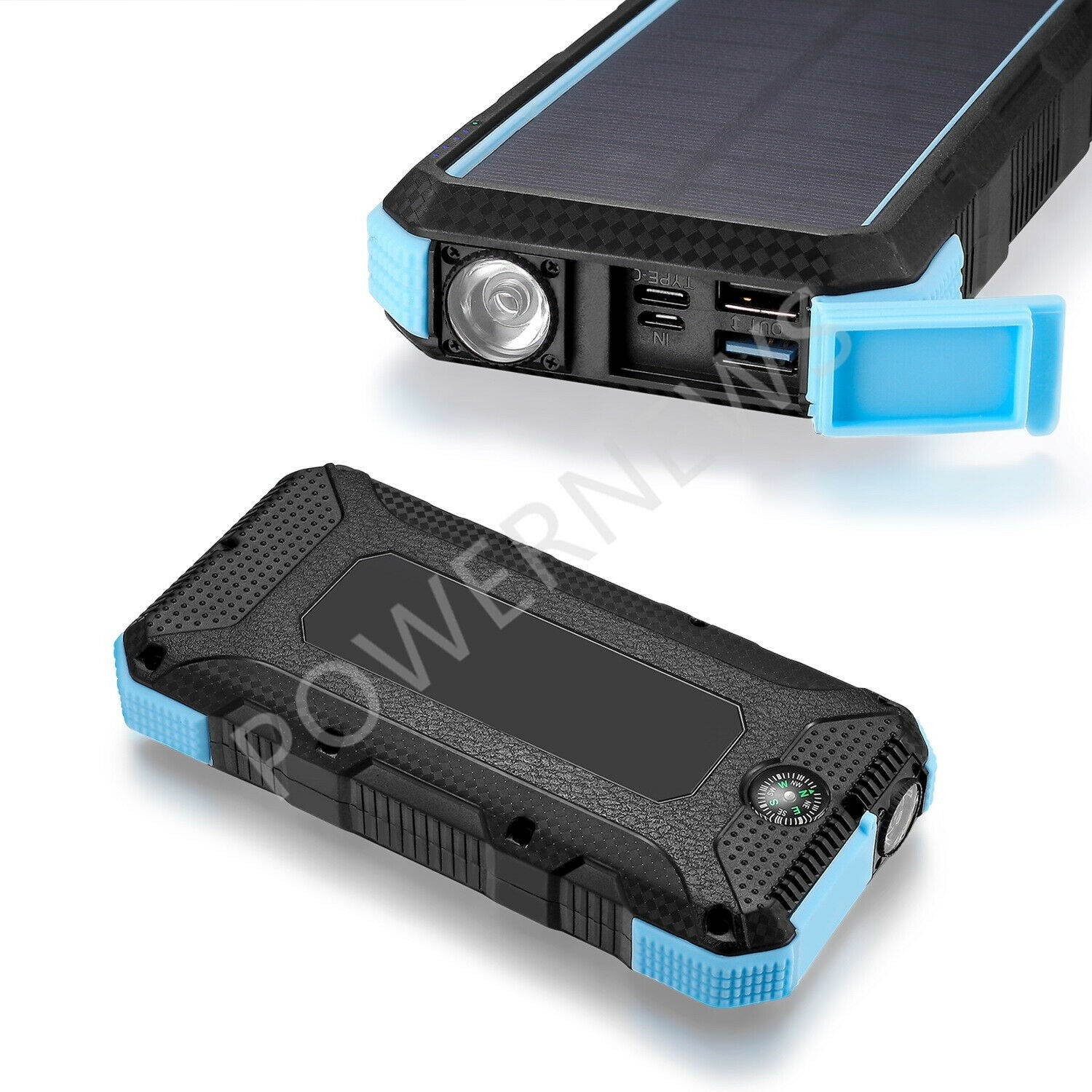 2000000mAh Solar Quick Charge QC 3.0 External Batteries Pack Portable Charger