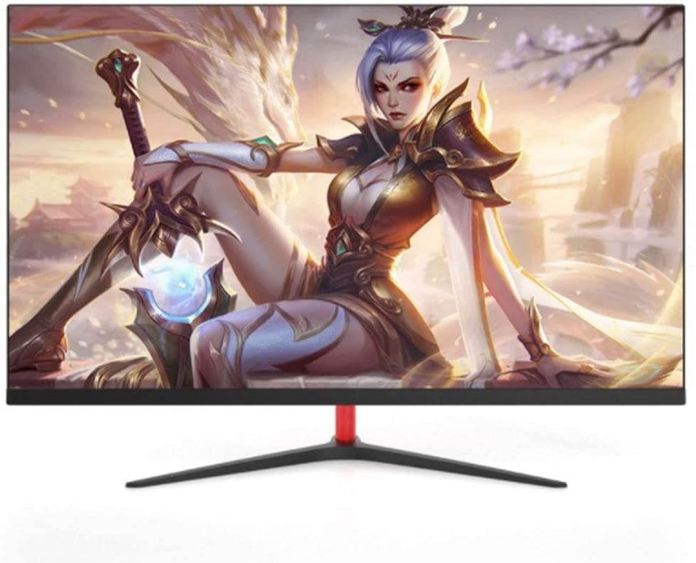 N / A QD27F 27 Inch Full HD LCD Monitor, 1920 1080 Up to 60Hz, Ultra Thin Gaming Monitor for Esports, 2 Ms, Computer Monitor Stable Screen (HDMI VGA), Low Blue Light, for Home and Office