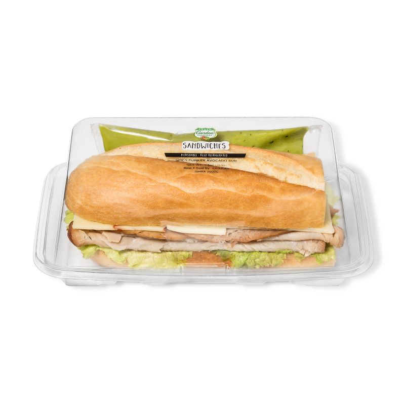 Fresh Garden Highway Spicy Turkey Avocado Sub Sandwich - 9.5oz
