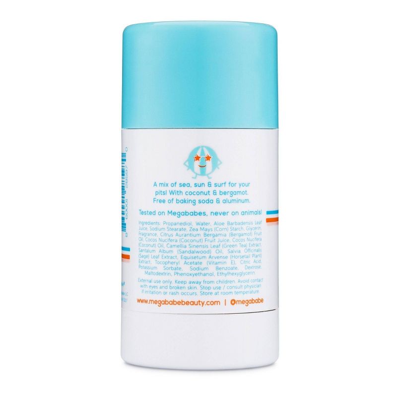 Megababe Beachy Pits Daily Deodorant - 2.6oz