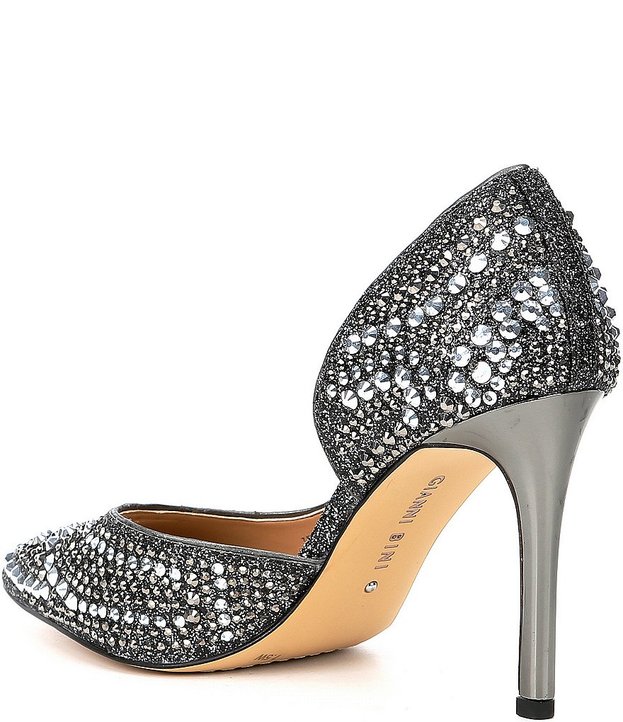 Gianni Bini Mairah Jeweled d'Orsay Stiletto Pumps