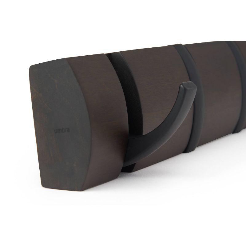 Umbra 23.21"x3.47" Flip Hook Dark Brown