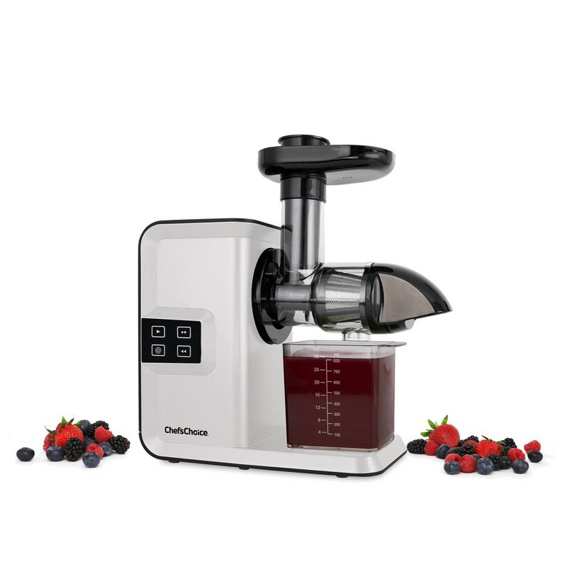 Chef's Choice Horizontal Masticating Juicer - White