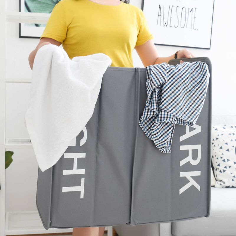 Rolling Triple Laundry Sorter White - Threshold™