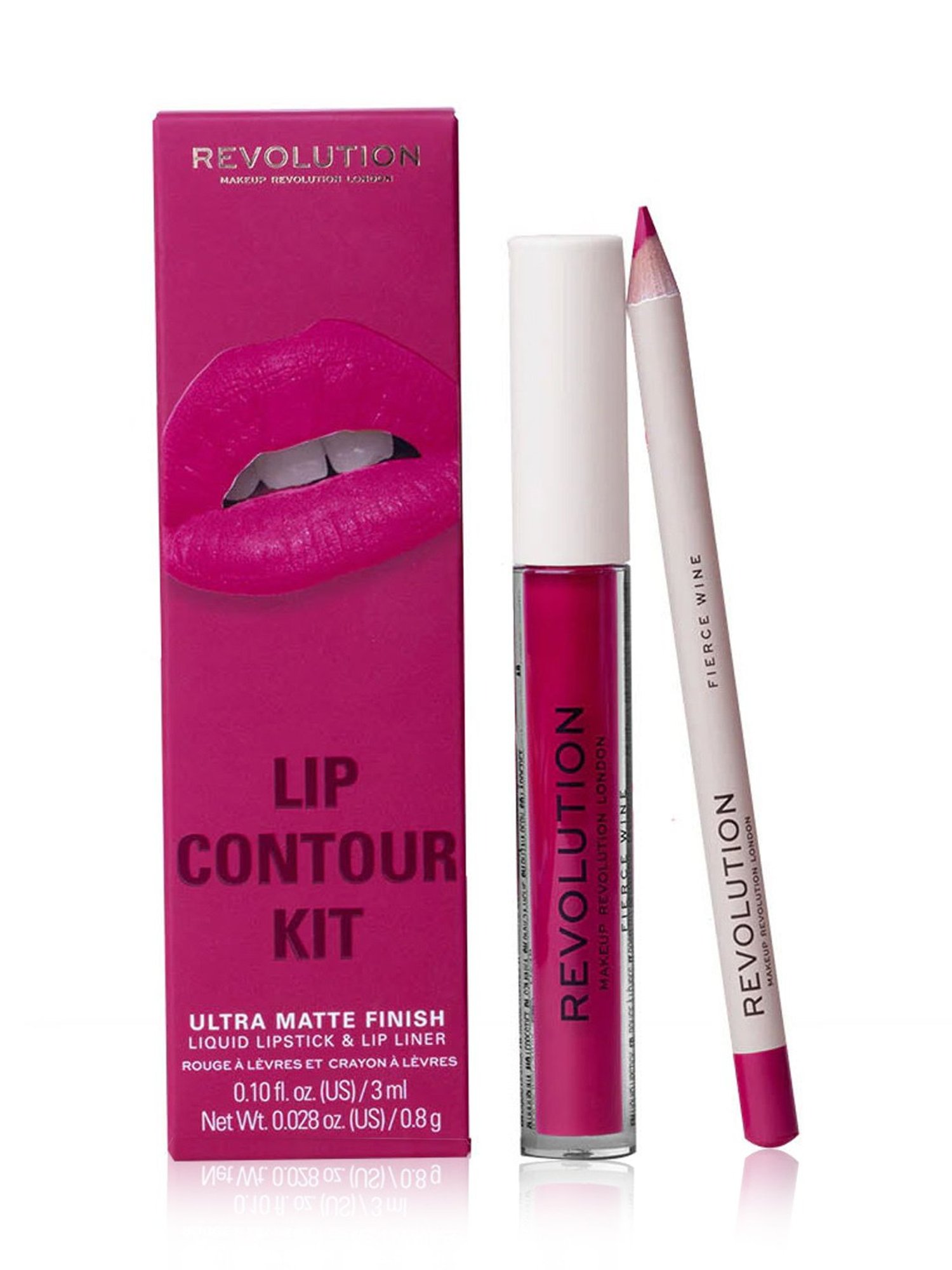 Makeup Revolution Lip Contour Kit Fierce Wine